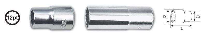1/2 Drive X 15Mm 12 Point Deep Socket AMPRO T335565