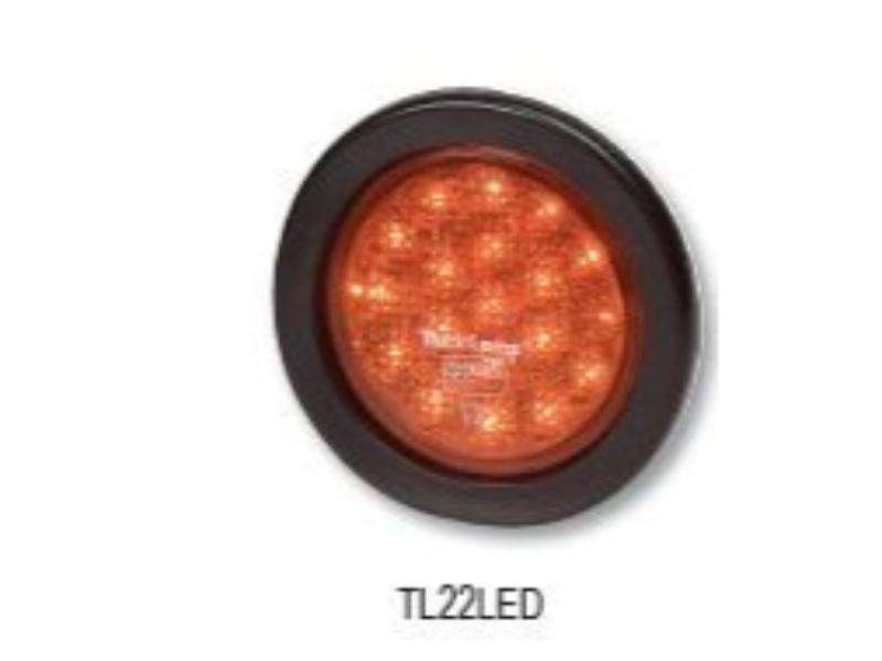Trucklamp 19 Led With Reflector Lens Cap 10-30V