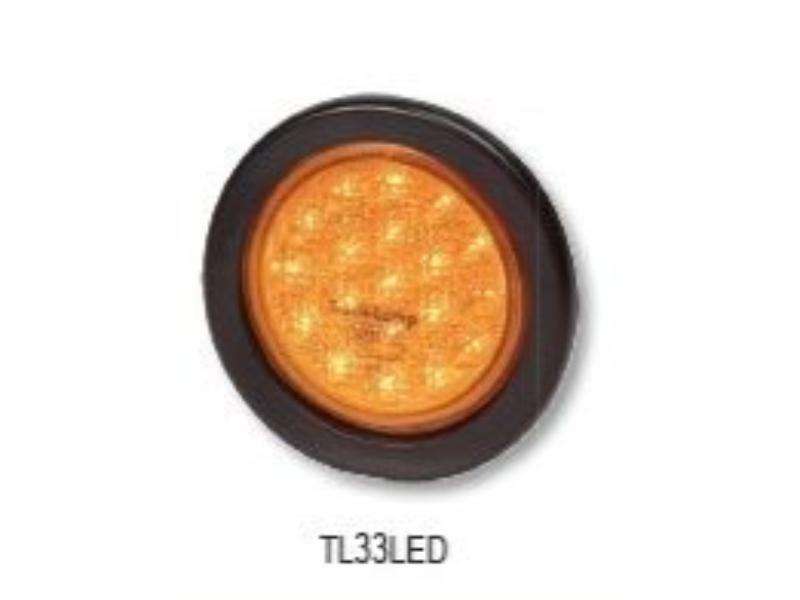 Trucklamp 19 Led With Reflector Lens Cap 10-30V