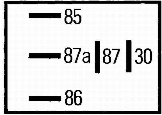 Hella 5Pin Terminal Relay 12V With Resistance