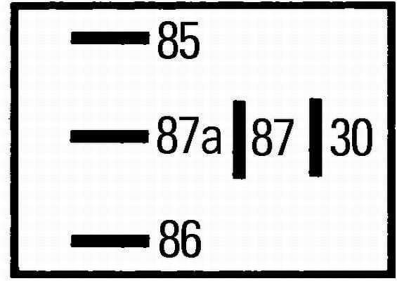 Hella 5Pin Terminal Relay 12V With Resistance