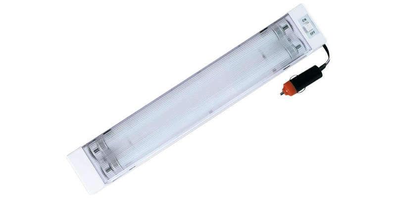 Autogear 12V Caravan Lamp Double Tube