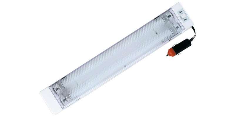 Autogear 12V Caravan Lamp Double Tube