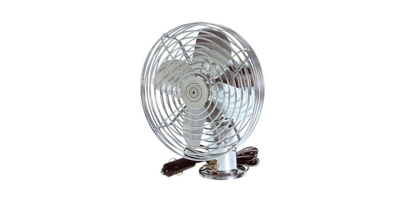 Autogear 12V Chrome Car Fan