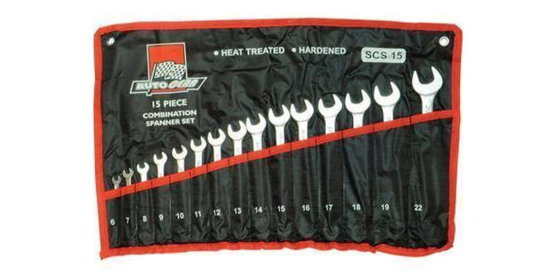 Autogear 15Pc Combination Spanner Set