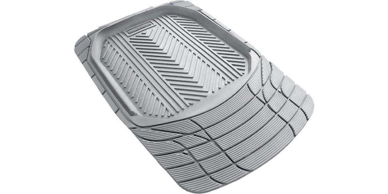Autogear 2 Piece Rubber Mat Set (Front) - Grey