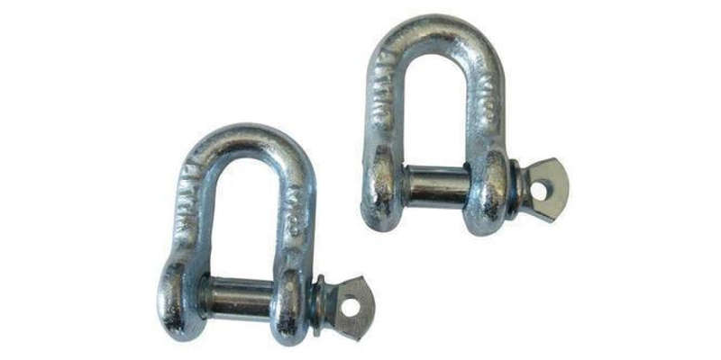Autogear 2Pc 10Mm D-Shackle