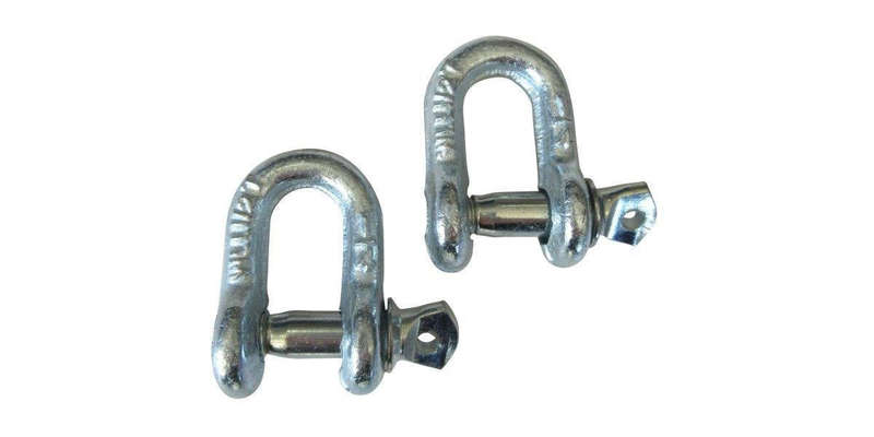 Autogear 2Pc 6Mm D-Shackle