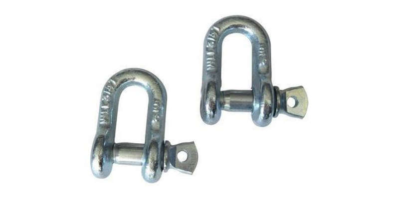 Autogear 2Pc 8Mm D-Shackle