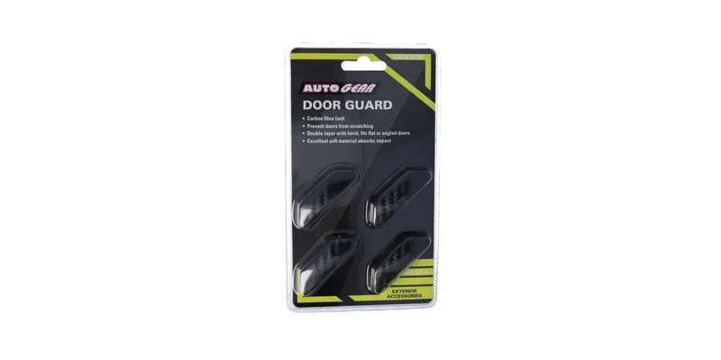 Autogear 4Pc Car Door Edge Guard Carbon