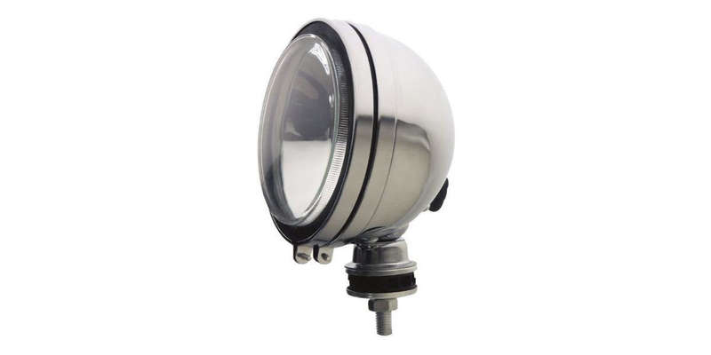 Autogear 4X4 Round Stainless Steel Spot Lights