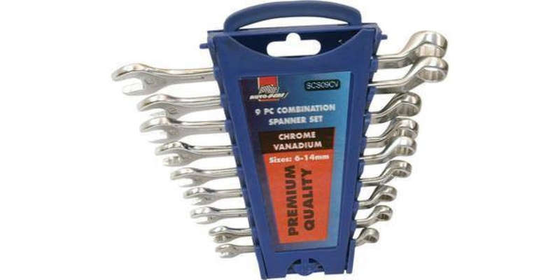 Autogear 9Pc Combination Spanner Set Offset