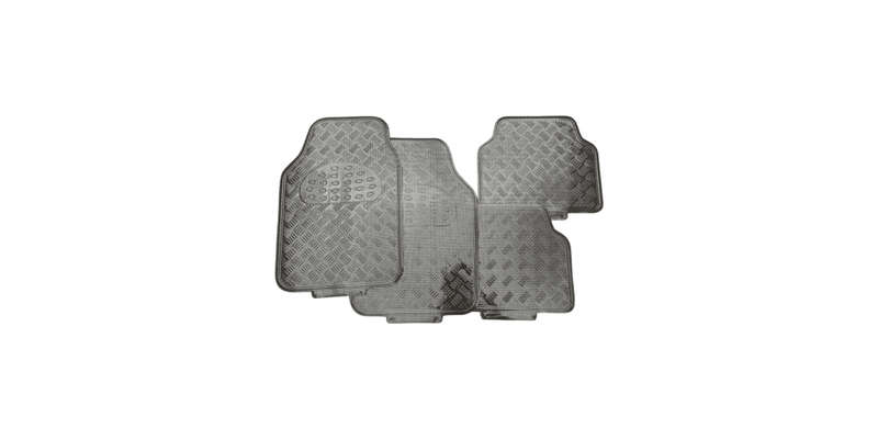 Autogear Aluminium Carbon Mat Set Front And Rear 4 Piece