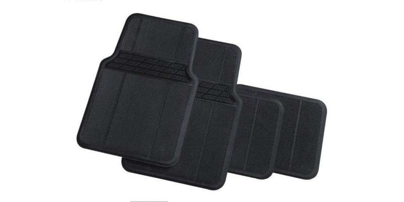 Autogear Black Pvc Mat Set Front And Rear 4 Piece