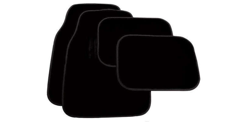 Autogear Black Trim Carpet Mat Set Front And Rear 4 Piece