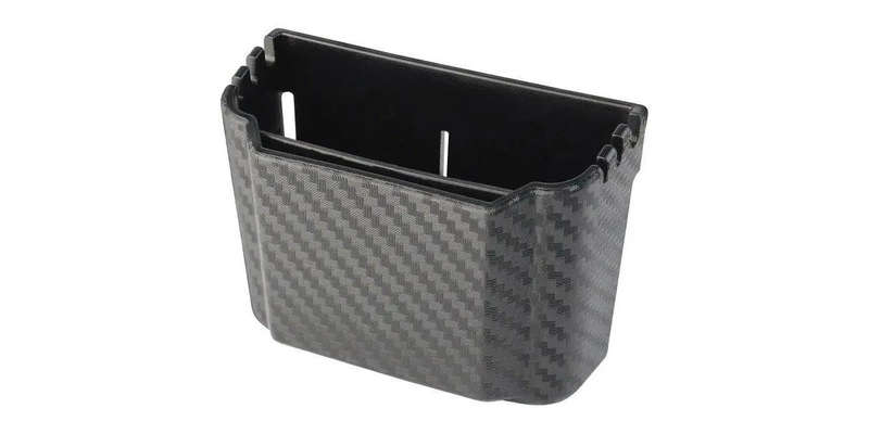 Autogear Carbon Look Dash Organiser With Cable Input