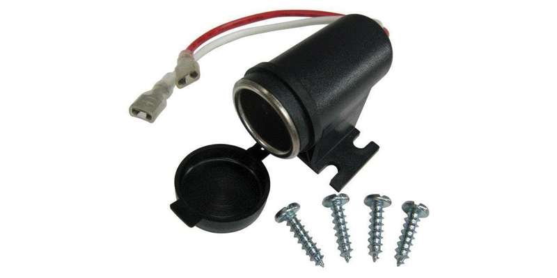 Autogear Cigarette Lighter Socket And Cover With Connector