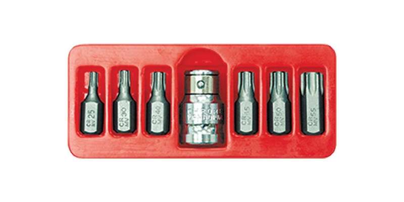 Autogear Coarse Bit Set 1/2" Driver Adapter
