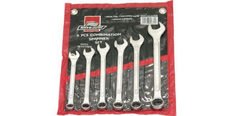 Autogear Combination Spanner Set 6Pc