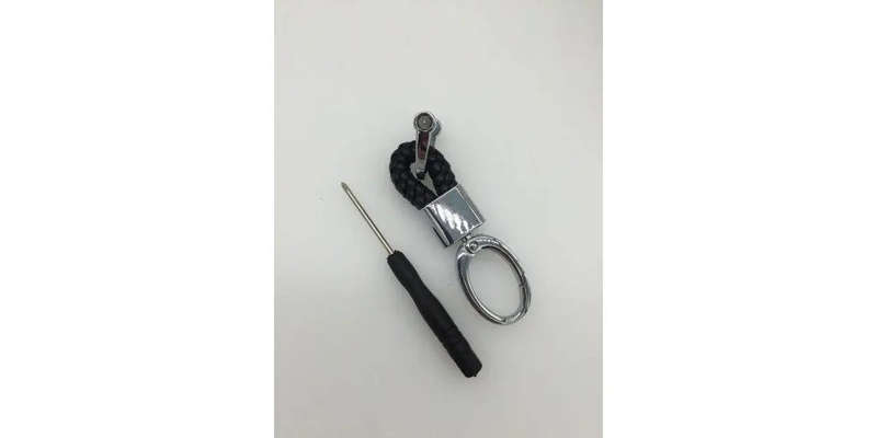 Autogear Cowhide Weave Key Rings