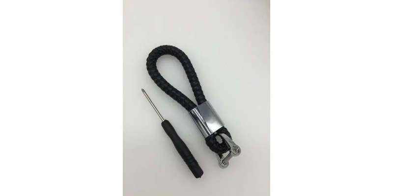 Autogear Cowhide Weave Key Rings