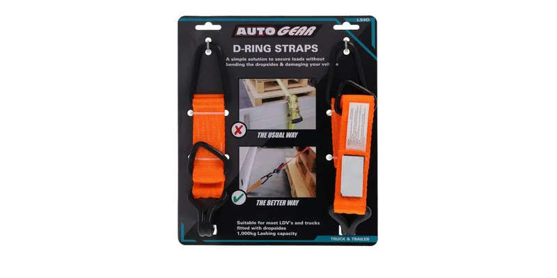 Autogear D-Ring Strap With Hook & Loop