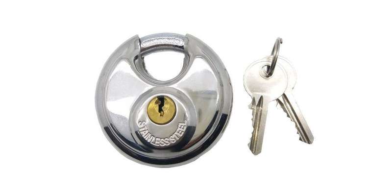 Autogear Disc Padlock With 2 X Keys