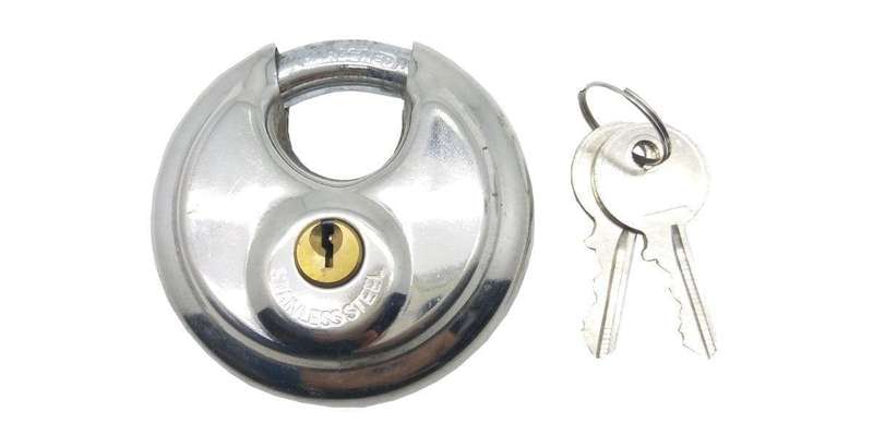 Autogear Disc Padlock With 2 X Keys