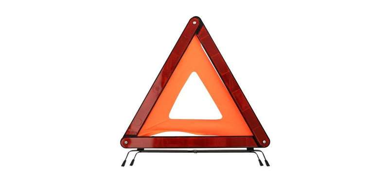 Autogear Emergency Warning Reflector Triangle Large