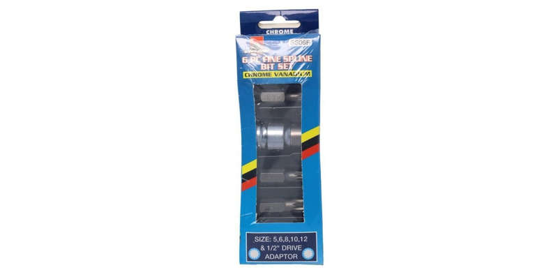 Autogear Fine Bit Set 1/2" Driver Adapter
