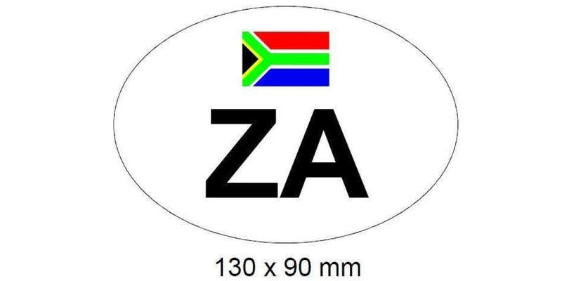 Autogear International Za Oval Plastic Badge - 127X90Mm