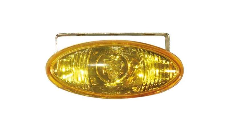 Autogear Mini Oval Lamp - Yellow/Clear