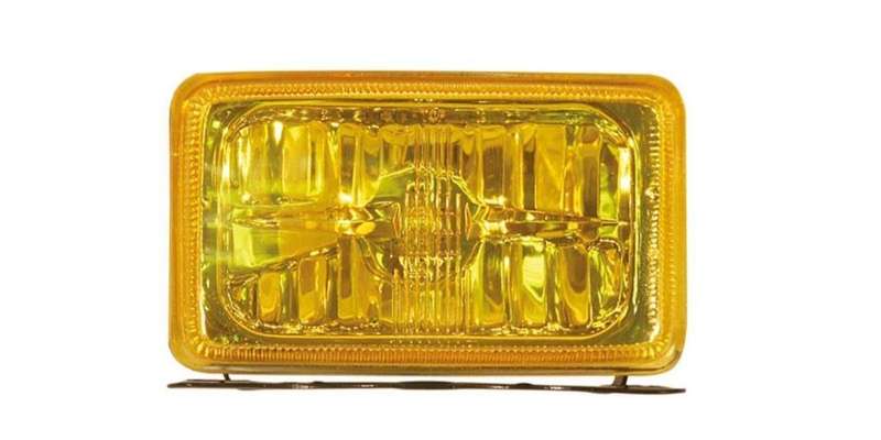 Autogear Mini Rectangular Lamp - Yellow/Clear
