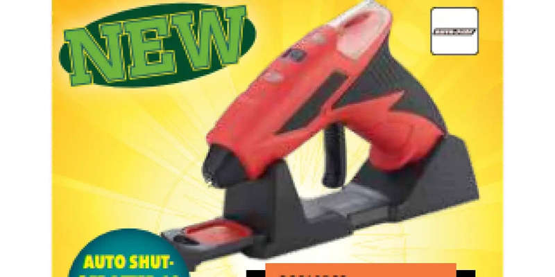 Autogear Rechargeable Glue Gun With Stand & 10 Glue Sticks