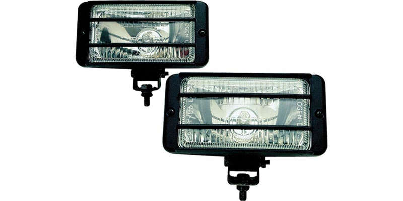Autogear Rectangular Spot Lights - Clear