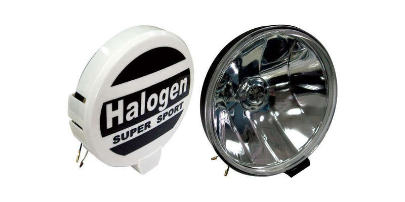 Autogear Round Spot Lights -  Smoked Lens With Covers