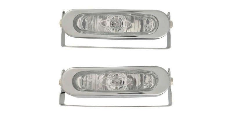 Autogear Slimline Oval Lamp - Yellow/Clear