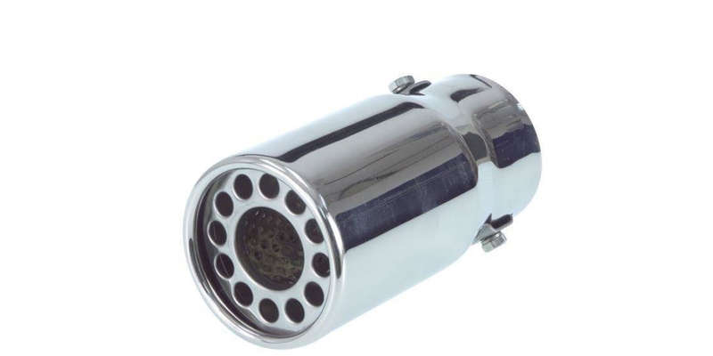 Autogear Stainless Steel Tailpipe/Exhaust Tip - 76mm Diameter