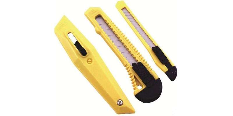 Autogear Stanley Utility Knife Kit (3 Pc)