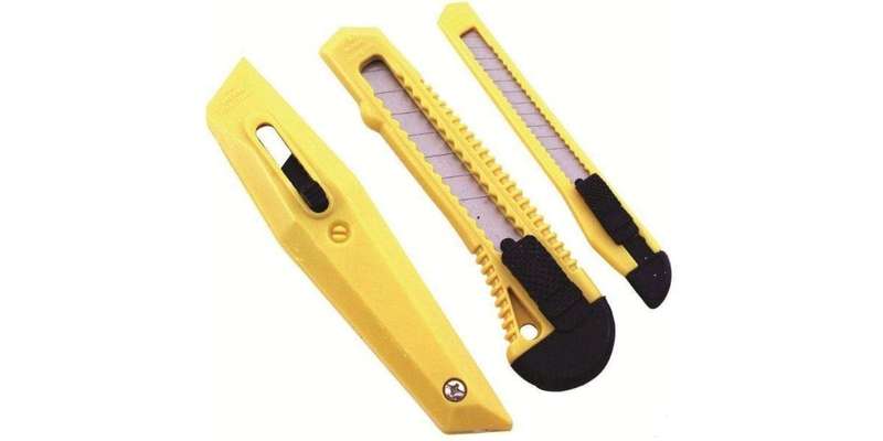 Autogear Stanley Utility Knife Kit (3 Pc)