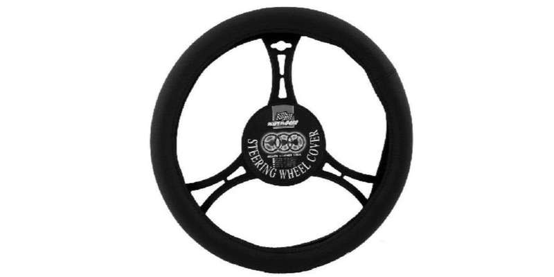Autogear Steering Wheel Cover Black - Medium