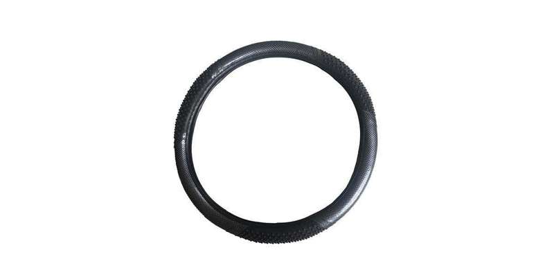 Autogear Steering Wheel Cover Carbon Fibre Pattern (L)