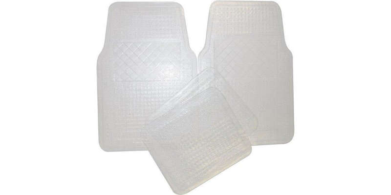Autogear Transparent Vinyl Mat Set 4 Piece