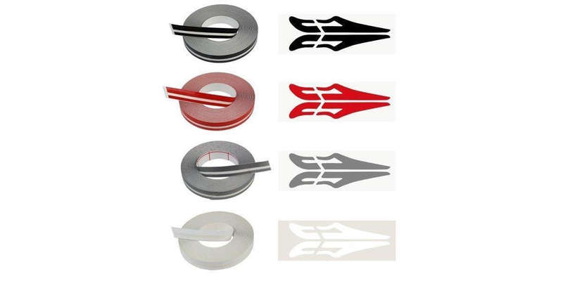 Autogear Twin Pin Stripe Decal 100Cm