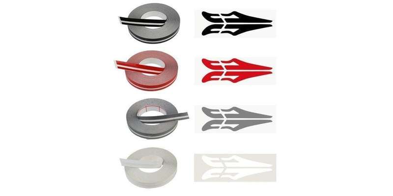 Autogear Twin Pin Stripe Decal 100Cm