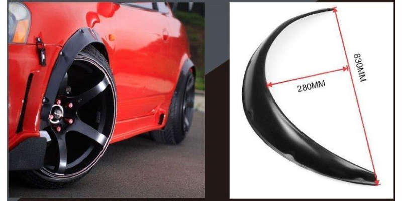 Autogear Universal Flared Fender Wheel Arches