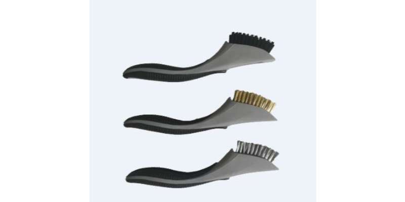 Autogear Wire Brush Set - Nylon / Stainless Steel / Brass