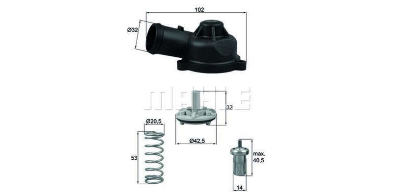 Behr-Mahle Thermostat 83 Deg (Ti24483D)