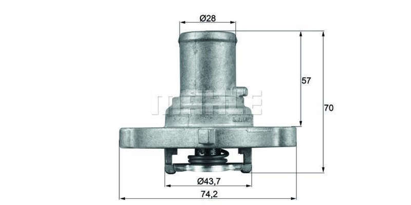 Behr-Mahle Thermostat Fiat Palio 87 °C (Ti12287D)