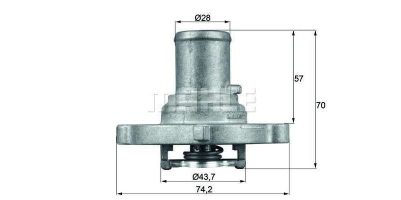 Behr-Mahle Thermostat Fiat Palio 87 °C (Ti12287D)